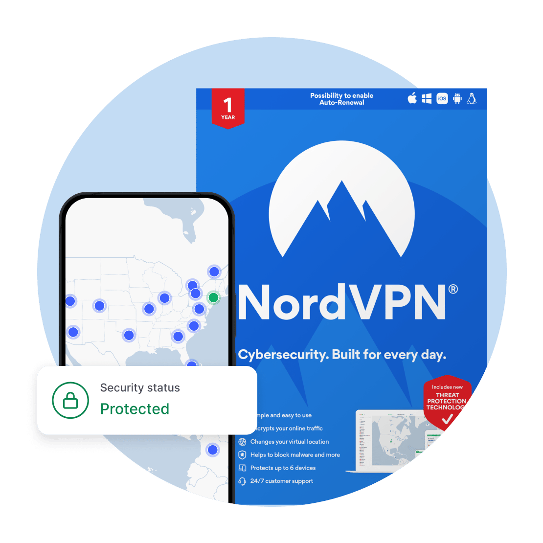 secure with NordVPN