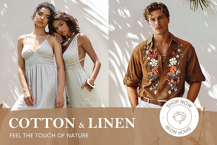 Cotton & Linen Clothes - LightInTheBox