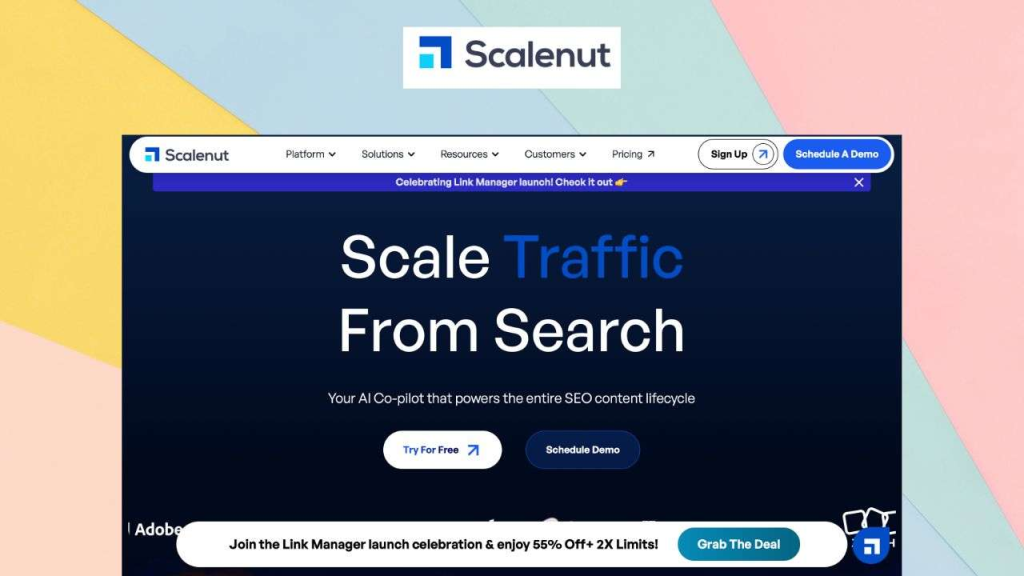 scalenut homepage