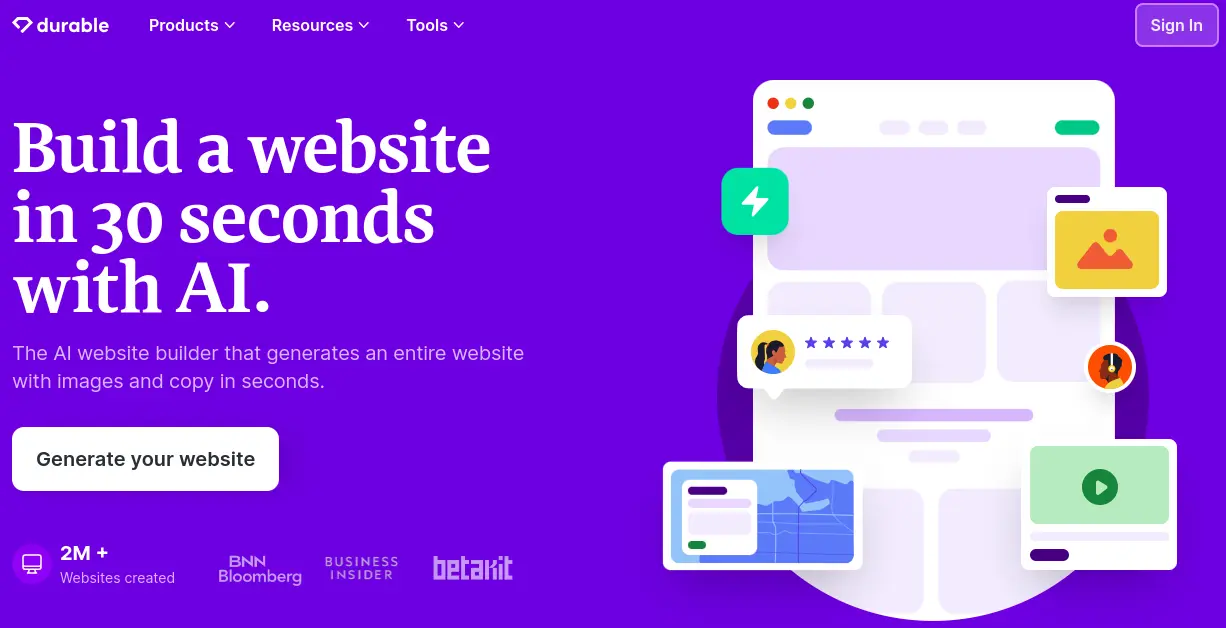 Durable Homepage