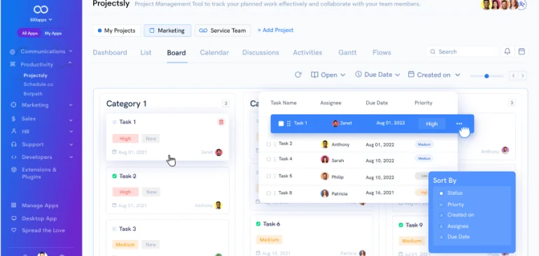 CRM and project management software integration