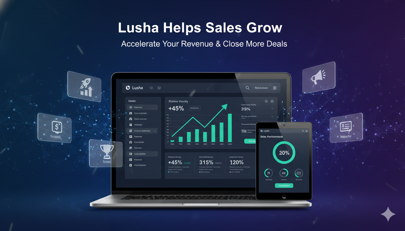 Lusha Helps Sales Grow