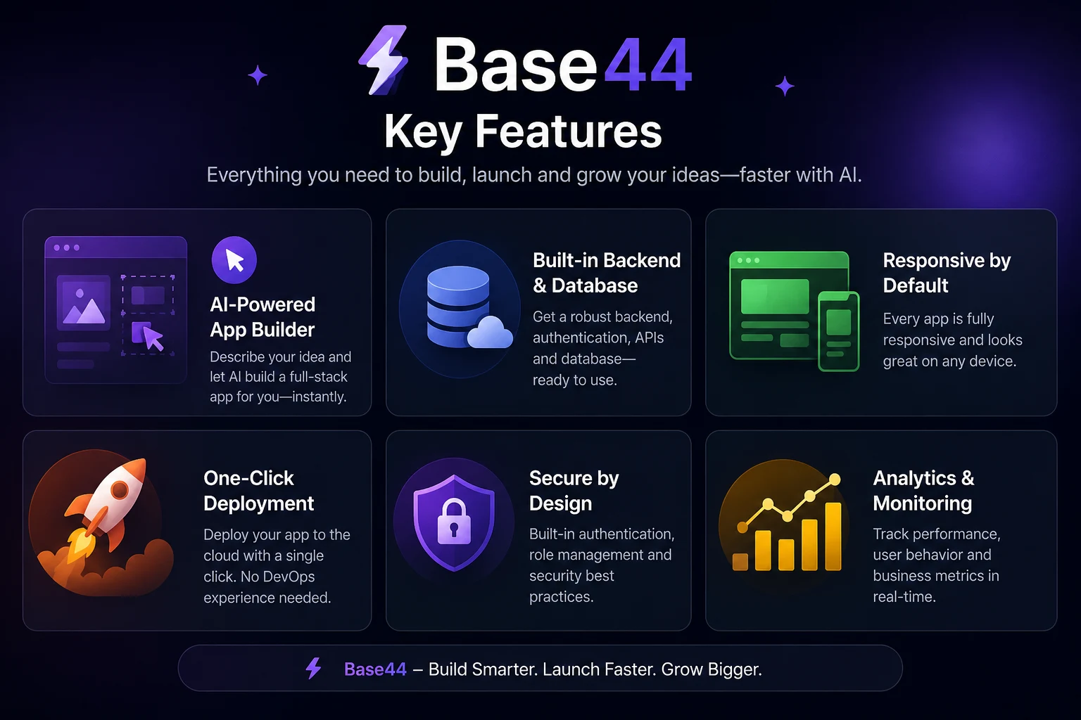 Base44 Key Features