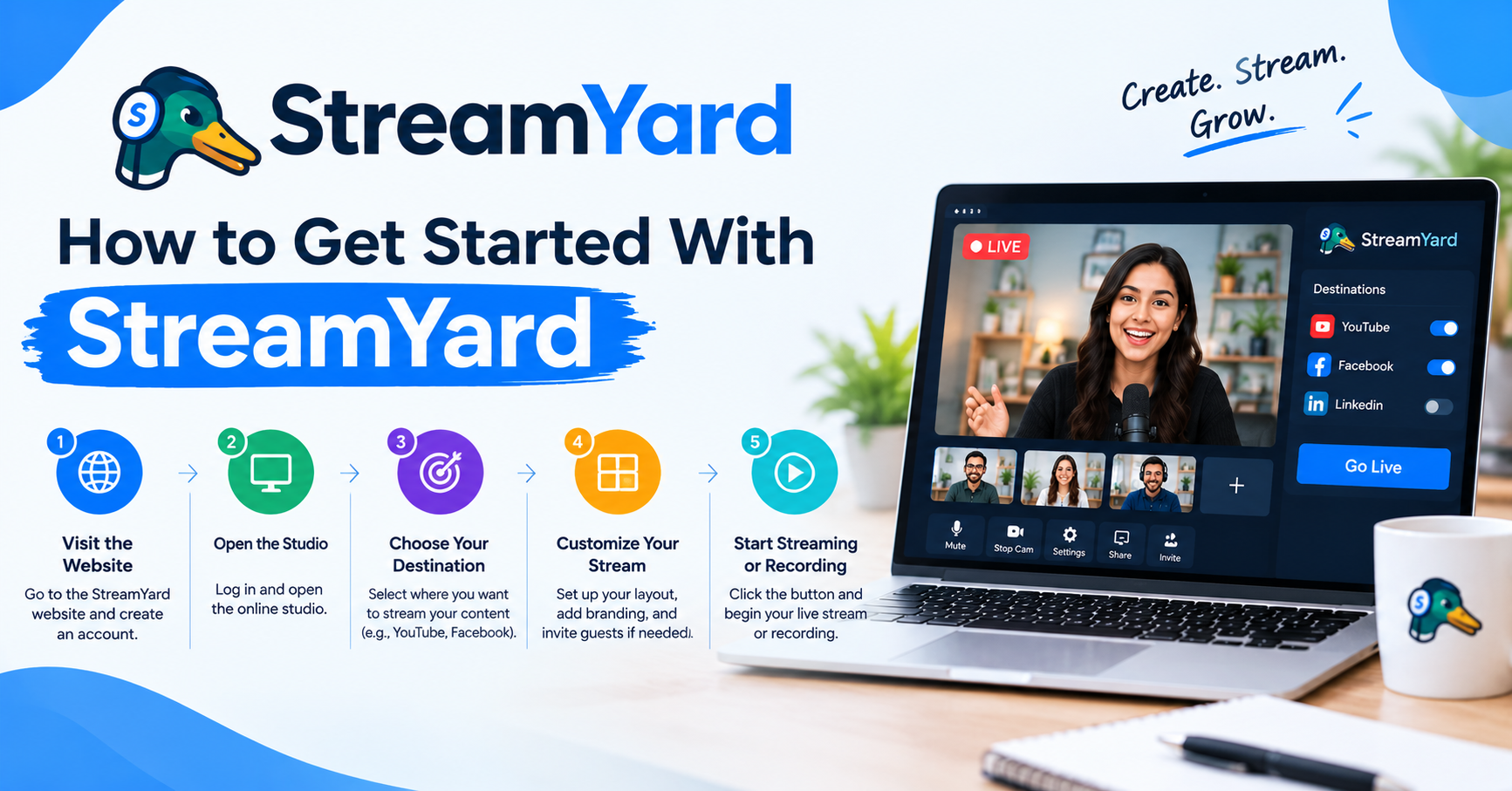 How to Get Started With StreamYard