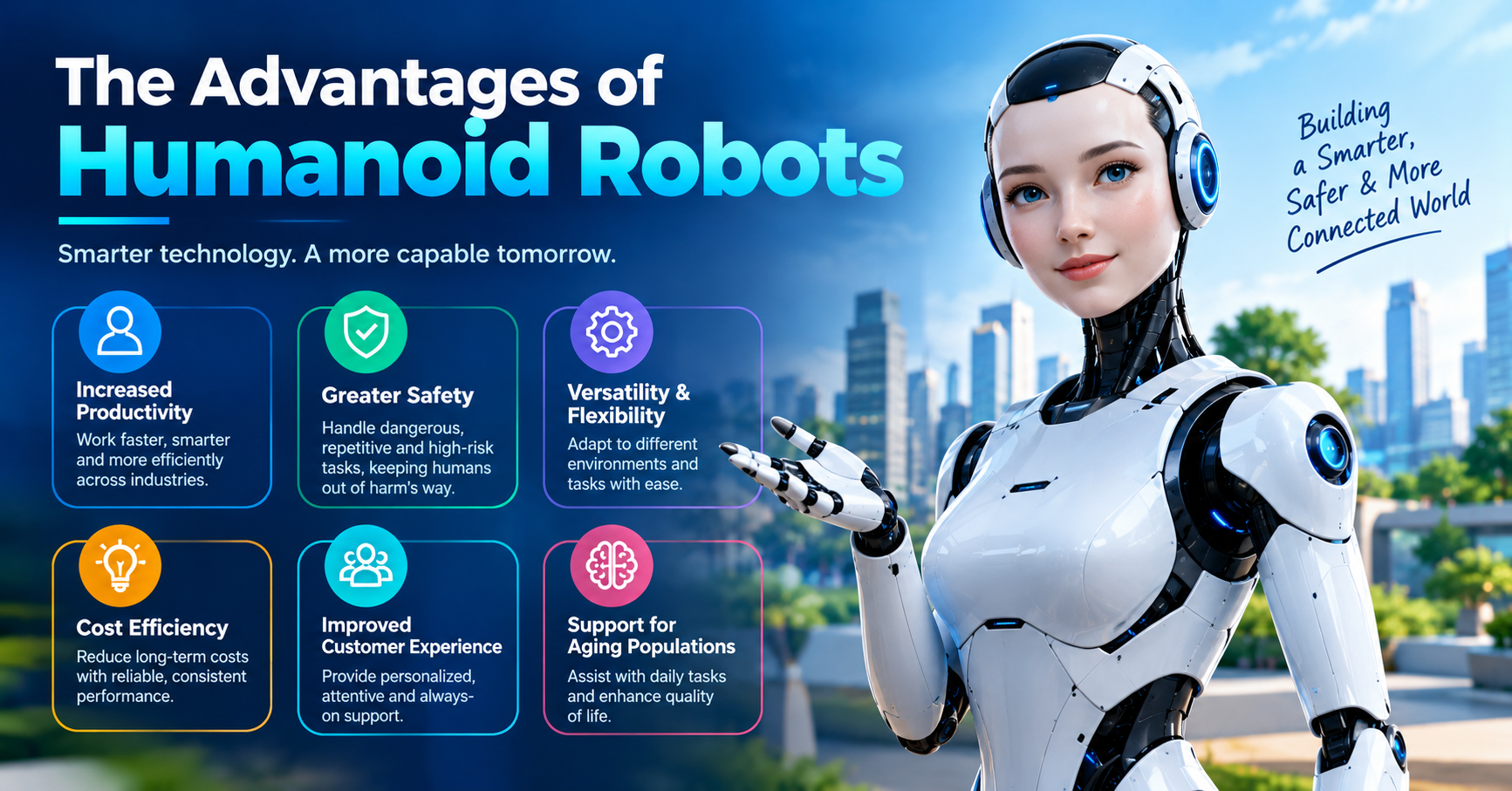 The Advantages of Humanoid Robots